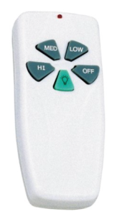 Litex RCI-103 Universal Remote Control with Three Speeds and Full Range Dimmer