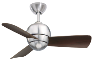 Emerson Ceiling Fans CF130BS Tilo Modern Low Profile:Hugger Indoor Ceiling Fan, 30-Inch Blades, Light Kit Adaptable, Brushed Steel Finish