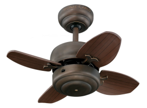 Monte Carlo 4MC20RB 20-Inch 4-Blade Mini Ceiling Fan, Roman Bronze